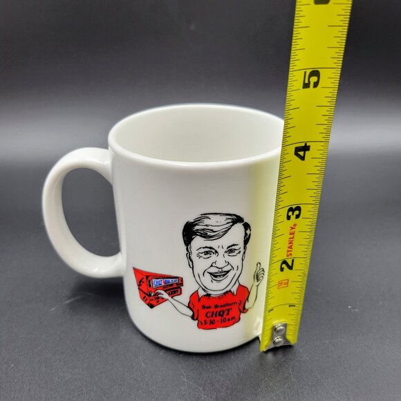 Vintage CHQT 880 AM Radio Edmonton Alberta Canada Mug Cup Coffee Tea Bob Bradbur - Picture 9 of 10